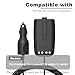 2 Pack SHIQUN TYT TH-UV800D Battery Eliminator Car Radio for UV-8000E Walkie Talkie 10W High Power Two Way Radio 7.4V 3600mAh