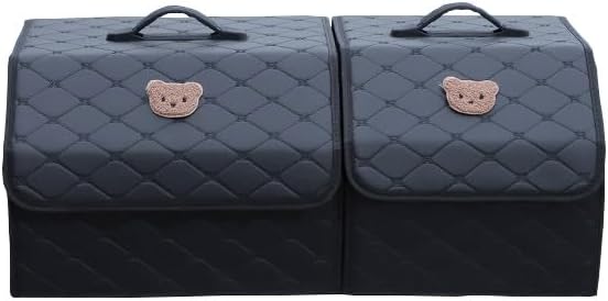 Car Boot Bags for Polestar 3,Foldable & Lightweight for Home, Camping & Travel, Waterproof PU Storage with Handles, Large Capacity & Durable, ​2-Pack