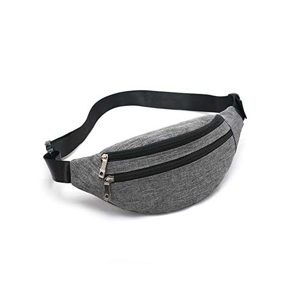 Fanny Packs for Women Men, Fashion Waist Pack Crossbody Bags Belt Bag with Adjustable Strap for Running Hiking Travel. - Image 3