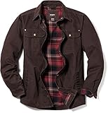CQR Baumwoll-Flanelljacke für Outdoor und alle Aktivitäten.
