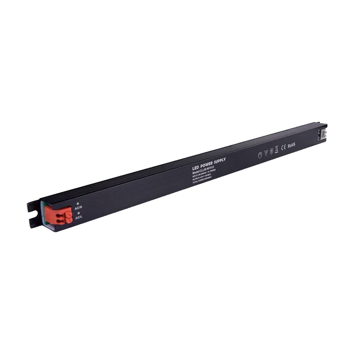 Fuente de alimentación especial delgada, 12V24V, fuente conmutada for armario, transformador tira luz LED bajo voltaje(CLL60-W1V12)