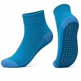 Weri Spezials Strandsocken Badesocken für Kinder und die ganze Familie mit der durchgehender ABS Beschichtung, Aqua-Beach-Socken (DE/NL/SE/PL, Numerisch, 31, 34, Regular, Blau)