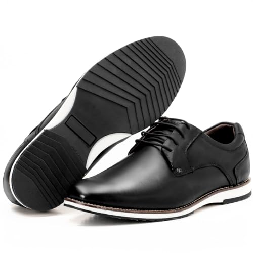 Sapato Social Masculino Oxford Couro Legítimo Todo Espumado Bico Redondo Brogue Estilo Italiano Forr