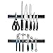 Avoliving Magnetic Knife Strip Holder Rack Tool Bar Magnet 2 Pack 13 Inch Strong Powerful Kitchen Storage Display Organizer Easy Install Secure Safe Laundry Garage Workshop Shed
