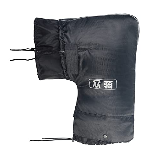 Manchons thermiques pour guidon de moto et scooter : lot de 2 gants d'hiver