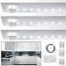 Luminoodle Click AA Battery Powered LED Push Lights - 3-Pack - for Kitchen, Closet, Pantry, Shelf Lighting - 36in. Wireless Stick Anywhere Adhesive String Tap Lights - Daylight White (5000K)