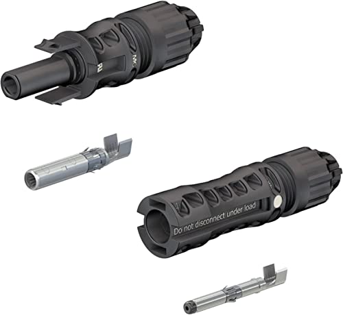 Stäubli MC4 Evo2 Stecker - Buchse + Stecker 4-6 mm Typ 4 PV-KBT4 EVO 2 /6II und 4 PV-KST4 EVO 2 /6II 4 mm - 6 mm Kontaktsystem MULTILAM (10)