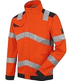 WüRTH MODYF Veste de travail Fluo Industriel Haute-Visibilité Orange/Anthracite - Taille L