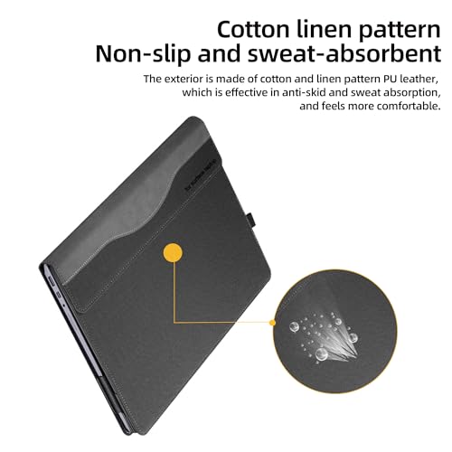Funda para Microsoft Surface Laptop 13.5 pulgadas gris miniatura 4