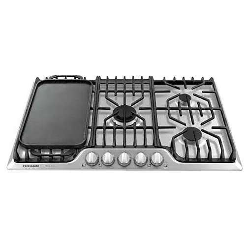 FRIGIDAIRE Professional FPGC3677RS FRIGIDAIRE Professional 36'' Gas Cooktop with Griddle in Stainless Steel