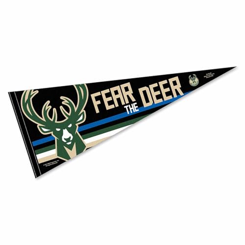Milwaukee Bucks Fear The Deer Pennant Flag by WinCraft - Used condition - US$7.67