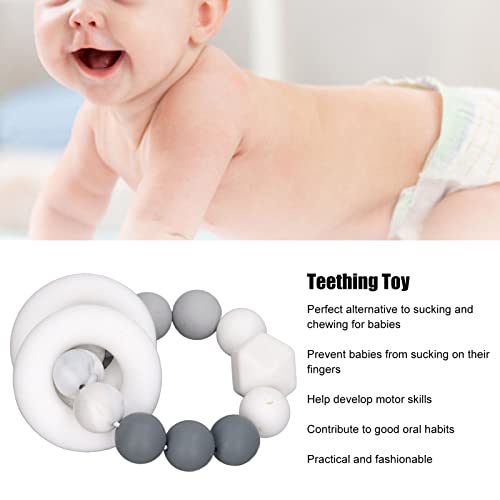 Contas de Anel de Dentição de Silicone, Colar de Dentição de bebê para Presente Em Casa