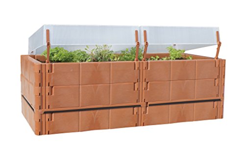 Preisvergleich Produktbild Juwel Balkon Hochbeet Terassenbeet Pflanzen terracotta 20275