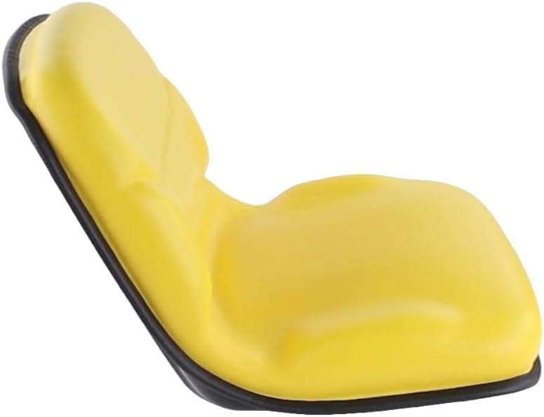 ZBOX Seat M803465 - Replacement Seat FITS: John Deere 1070 3005 4005 670 770 790 870 970 990 Models (Replaces Part ZB2185218) (Yellow - No Arms)