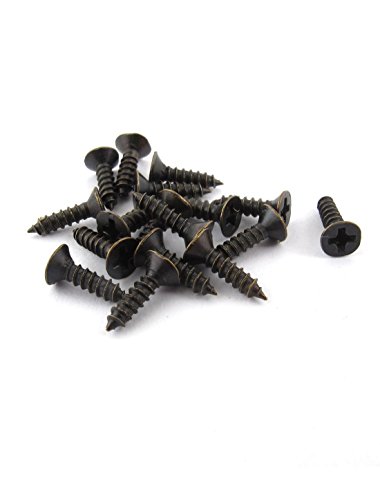 LGEGE 30pcs Brozen Tone Office Library File Drawer Tag Antique Style Label Holder (70mmx33mm)