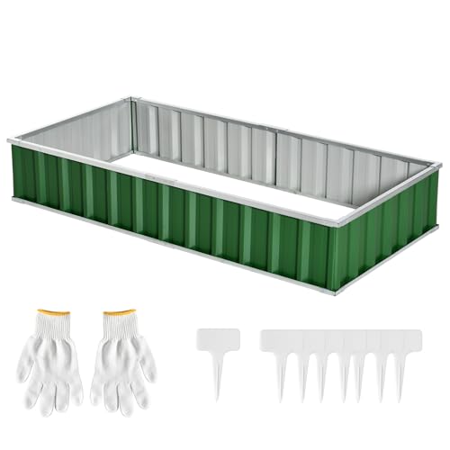 Jardinière surélevée en métal durable pour potager productif de légumes