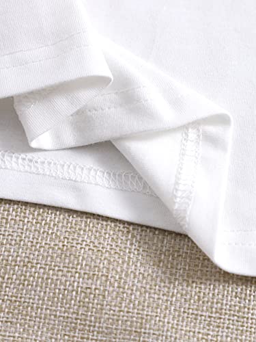 Soly Hux Women's Letter Graphic Print Color Block V Neck Sleeveless Bodycon Mini Dress White Letter Graphic M #TOP3