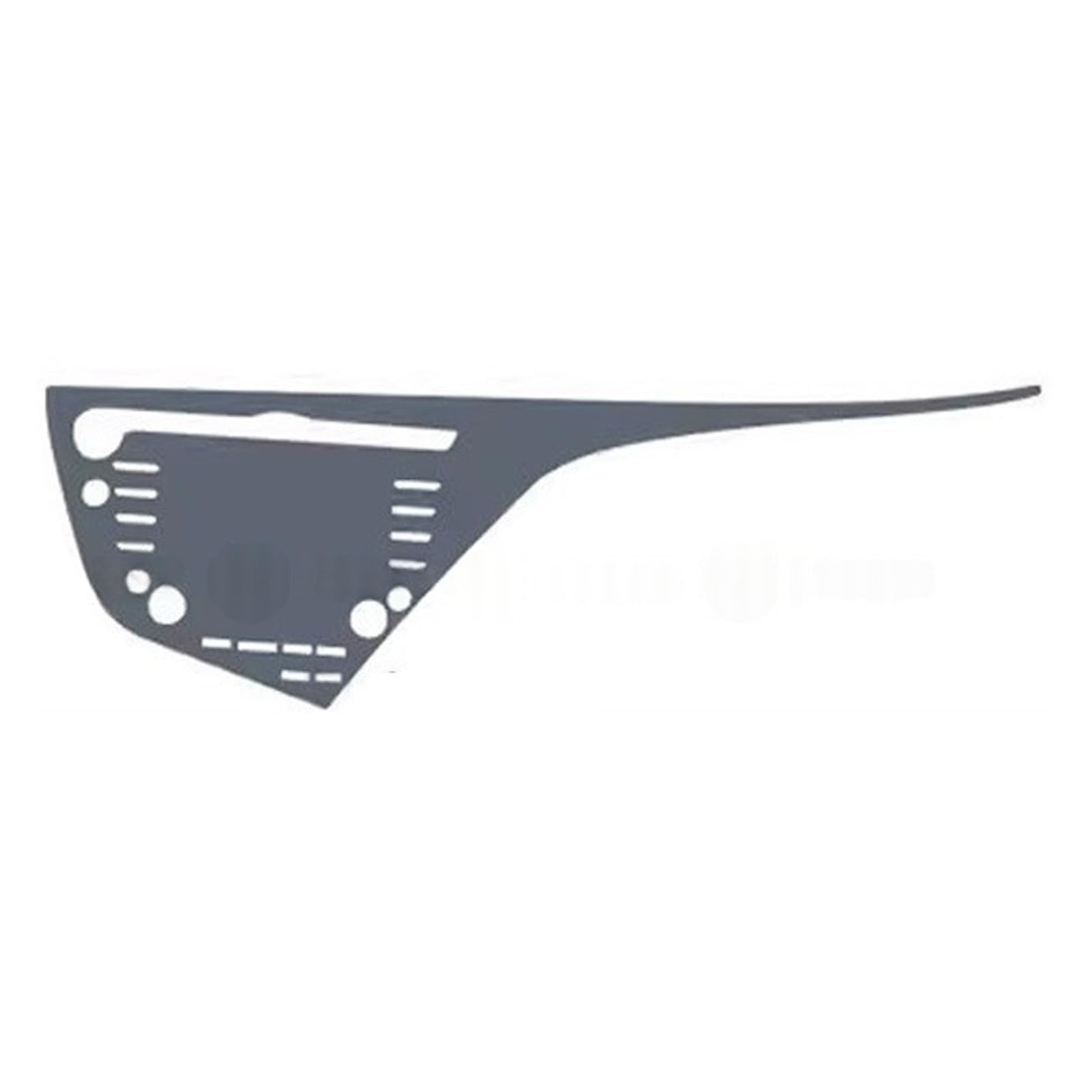 Precorte Interior del coche PPF película protectora de pintura consola cero transparente mate TPU para To&yota Camry 2018-2020 Película protección tableros