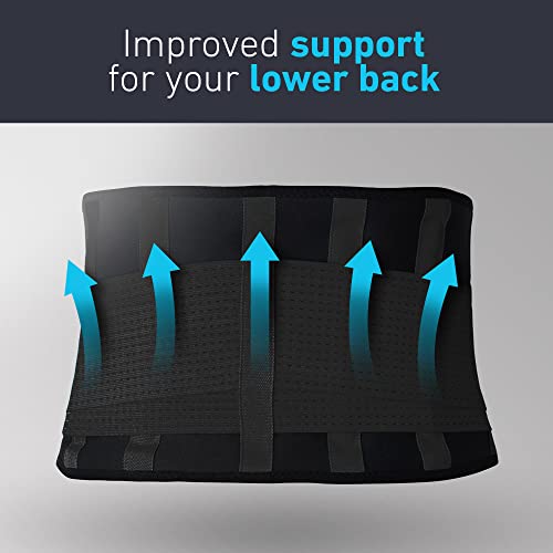 Back Brace For Lower Back Pain Women - Back Support For Men, Back Support Belt For Women, Back Brace For Men Lower Back Pain Relief, Back Brace For Work, Medical-Grade Lumbar Support Brace, Black, M #TOP3