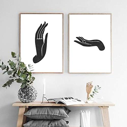 Toile Bouddha Mudra grand format pour habiller un mur vide