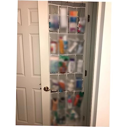 GLEAVI Transparent Shoe Storage Organizer Bag Clear Sundry Bag for Door Rear Hanging for Shoes and Accessories Bathroom Study Kitchen and More