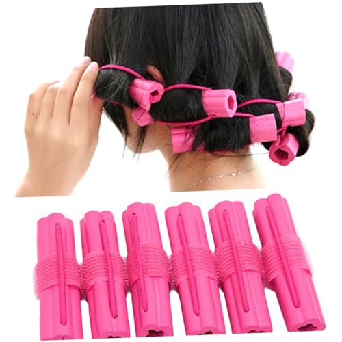 Healvian 12 Pezzi Di Bigodini in Spugna Alla Moda Accessori Per Lo Styling Dei Per Donne Facili Da Trasportare Colore Casuale