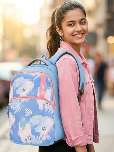 Image of Safari Bloomveil School Bag For Girls, Capacity - 36L, 2 Compartments Backpack For kids
