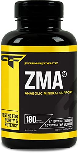 PrimaForce ZMA Dietary Supplement, 180 Capsules