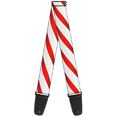 Christmas Candy Cane Guitar Strap