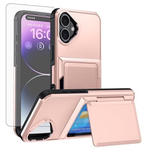 Coque iPhone 16 Plus Asuwish Rose au Bureau et en Soirée