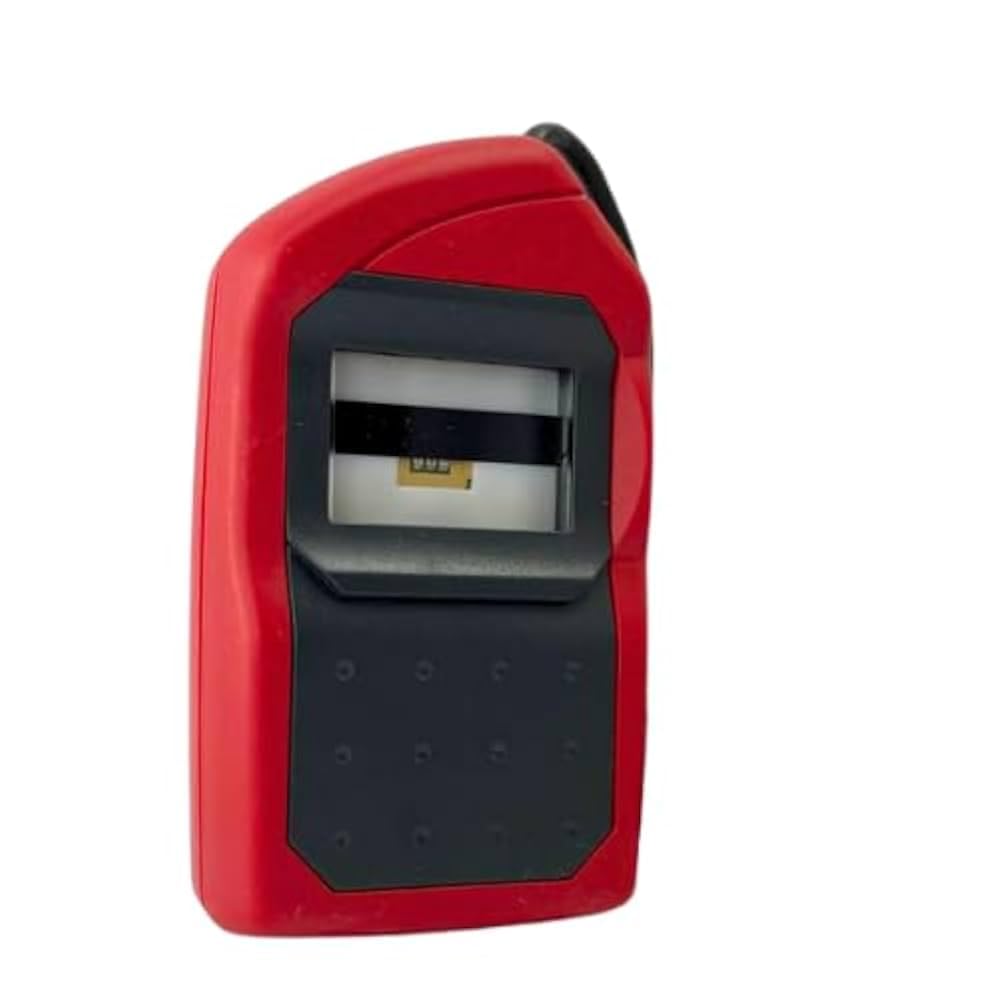 Morpho MSO 1300 E3 RD L1 Fingerprint Biometric Scanner | 1 Year RD Service Registration | Updated High Secured Technology | Easy to Carry Device | Aadhaar Authentication | Radium Box