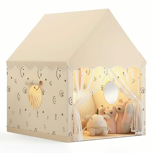 Maisonnette de Jeu d'intérieur pour Enfant, Tente de Princesse avec fenêtres, Tente pour Tout-Petits pour l'intérieur l'extérieu,décoration de Chambre...