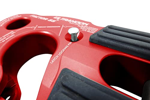 Factor 55 Ultrahook Winch Hook With Shackle Mount - Red #TOP6
