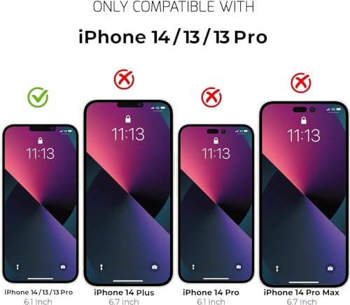 Image of DD SON Premium HD+ Tempered Glass Screen Protector Guard Compatible For iPhone 13 /13 Pro / 14 / 16e / 17e | Edge to Edge Coverage With Easy installation kit for Smartphone