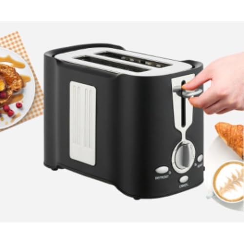 Dearollingポップアップトースター 面包机 業務用360度焼き上げ 急速加熱インジケーターライトと独立トレイ付き お手入れ簡単 ビュッフェやキャンプパン作りに トースター ポップップトースター