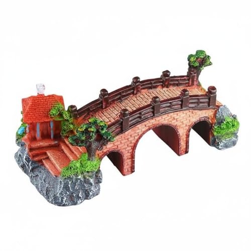 ＡＷＨＡＯ Paisaje Falso de Roca Aspecto Realista Piedra Decorativa Textura Porosa, Puente De Tres Agujeros Grande