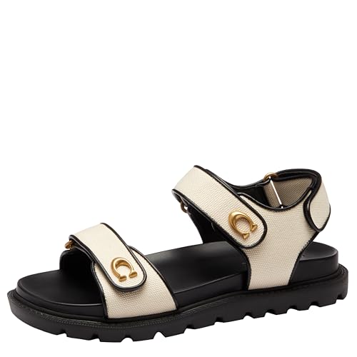 COACH Brynn Canvas Sandal