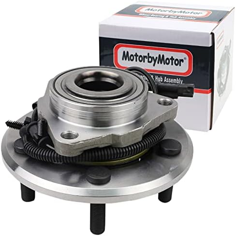 MotorbyMotor 515151 Front Wheel Bearing and Hub Assembly with ABS 5 Lugs Fits for 2012-2018 Dodge Ram 1500, 2019 Dodge Ram 1500 Classic Low-Runout OE Directly Replacement Wheel Hub Assembly