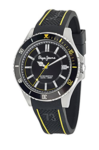Pepe Jeans Reloj de Cuarzo Brian Negro 43 mm