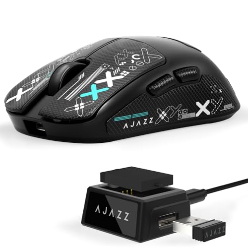Ratón gaming inalámbrico AJ159 V2 triple modo para jugar sin cables en escritorios limpios