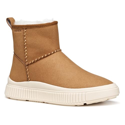 Geox J Laquinny Girl, Stivale alla Caviglia, Whisky, 37 EU