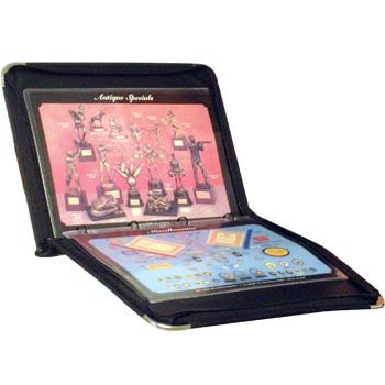 magnetoplan Tisch-Flipchart, DIN A4 quer, schwarz