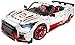 MEIDUN Coche de Carreras para Nissan GTR, Modelo de Coche de Carreras teledirigido con Mando a Distancia, tamaño Moc, Juego de construcción Compatible con Lego Technic