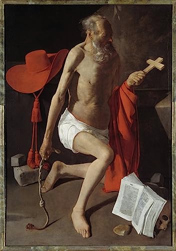 Image sur toile Georges De La Tour Saint Pénitent affiche impression art 60x90