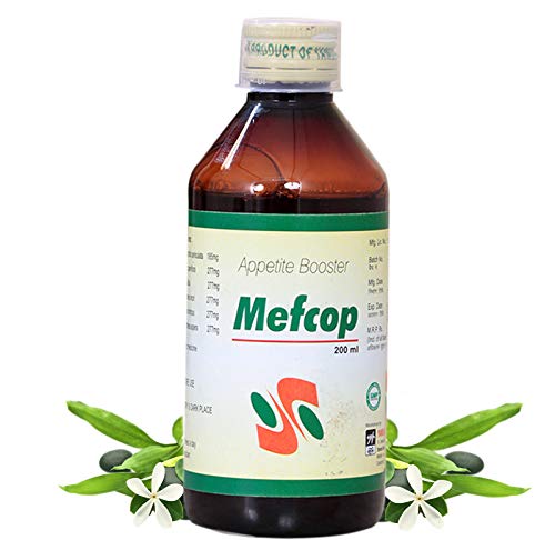 Yamuna Pharmacy Ayurvedic Medicine for Liver, Mefcop Syrup Herbal Tonic Liver Care Syrup for Man/Woman/Children (Pack of 4, each 200 gm)