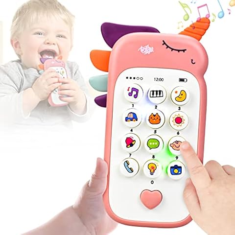 Interactive Musical Baby Phone Toy for 1 Year Olds Cover