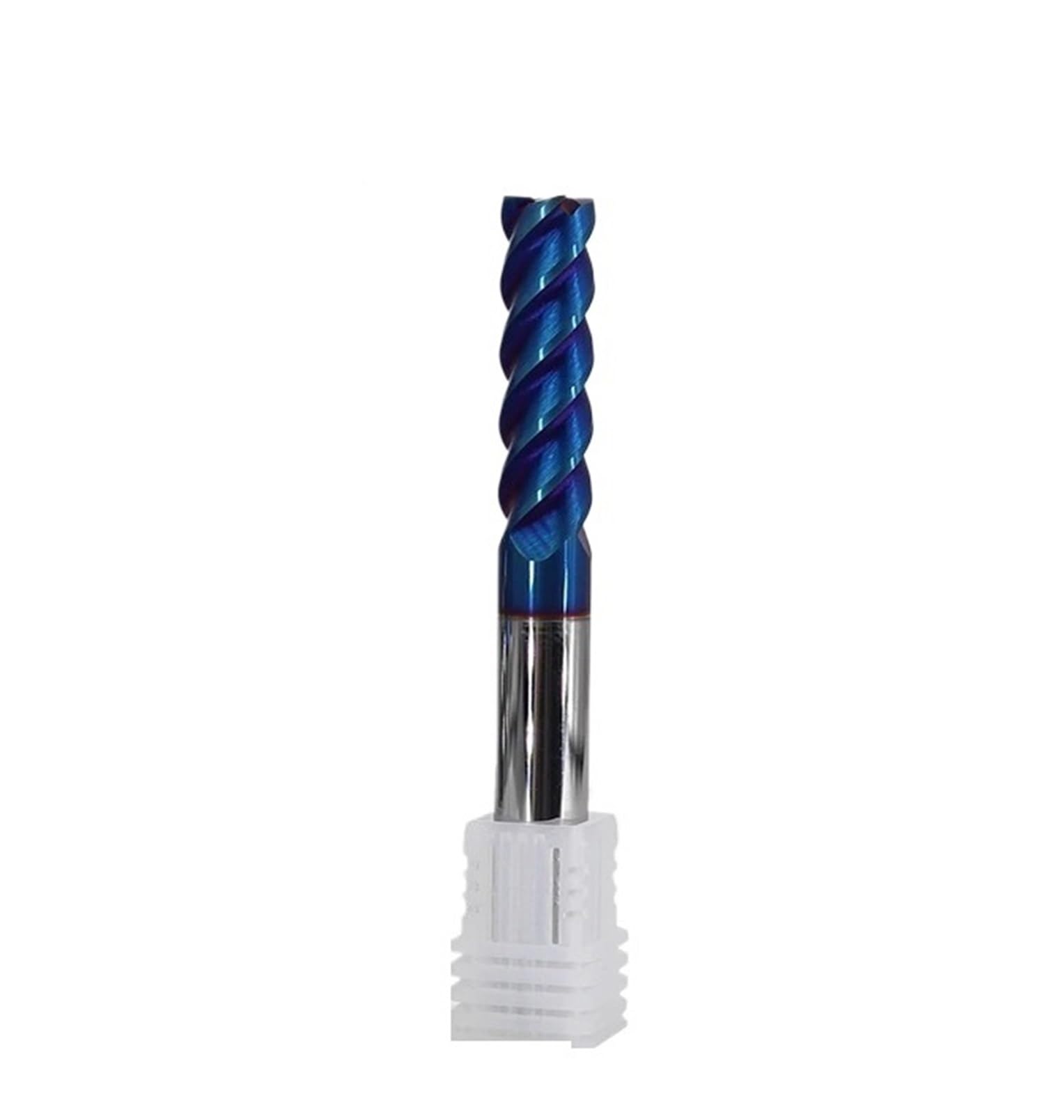 Fresa in tungsteno a 4 taglienti HRC65 Dimensioni multiple | Fresa in metallo duro in lega HRC65 a 4 taglienti, 1/3/4/6/8/10/12mm for lavorazione CNC di metalli(14x14Dx150L)