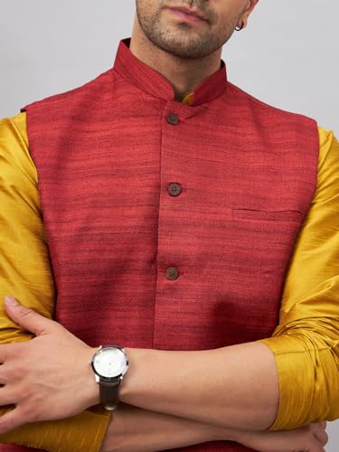 Image of VM Men's Jacket, Kurta and Pyjama Set