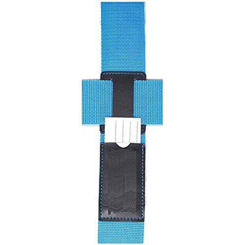 Adjustable Cross Travel Luggage Straps Suitcase Packing Belt Travel Accessories Protective Band for 20"-34" Suitcase (Blue)3