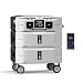 IEE 5000W Powerstation Generator, 5120Wh LiFePO4 Batterie Stromgenerator, Tragbare Solargenerator erweiterbar auf 10,24kWh, 3450W Schnellladung, USV Notstromaggregat für Haus, Wohnmobil, Camping